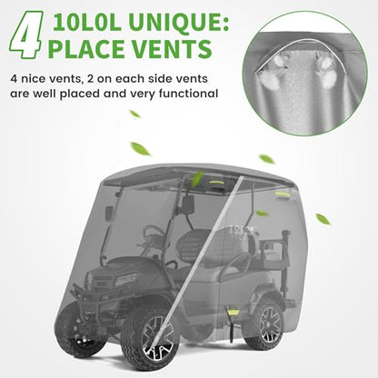 650D Golf Cart Cover for 2