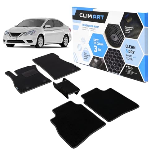 All Weather Car Floor Mats Compatible with Nissan Sentra 2013