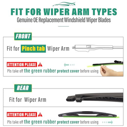 Windshield Wiper Blades Replacement for Buick Enclave 2012