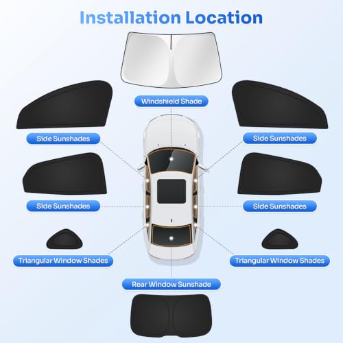 Window Shades for 2021 (8 Count)