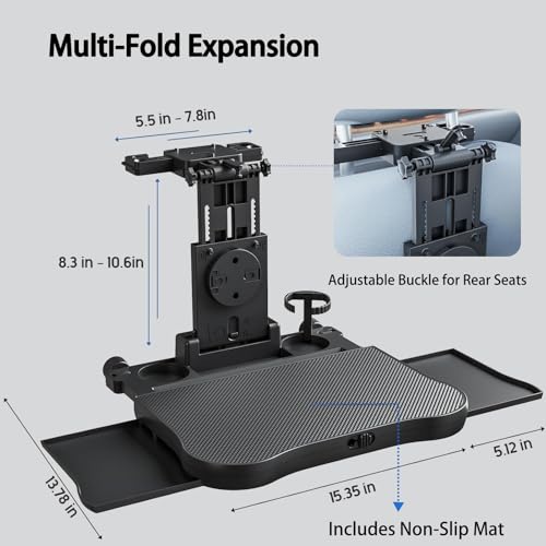 Large Foldable Backseat Tray Table