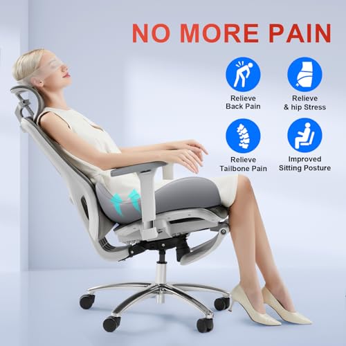 Large Cooling Memory Foam Seat Cushion (1000 grams)