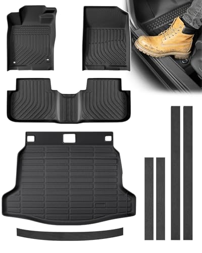 Floor Mats Cargo Liner for Honda Civic Hatchback 2022 (9 Count)
