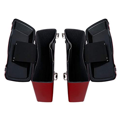 Motorcycle Saddlebags Hard Saddle Bags For Harley Touring 1993 (2 Count)