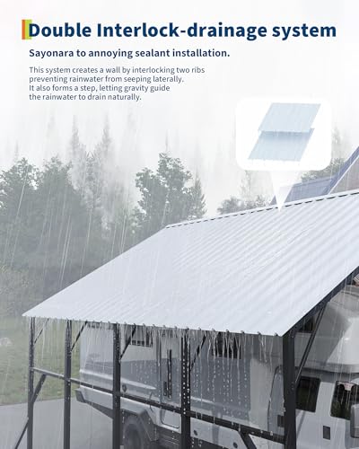 13x26x11 ft Metal Carport Kit