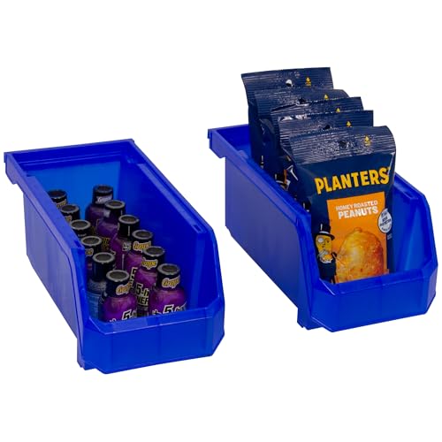 Medium Stackable Plastic Storage Bins