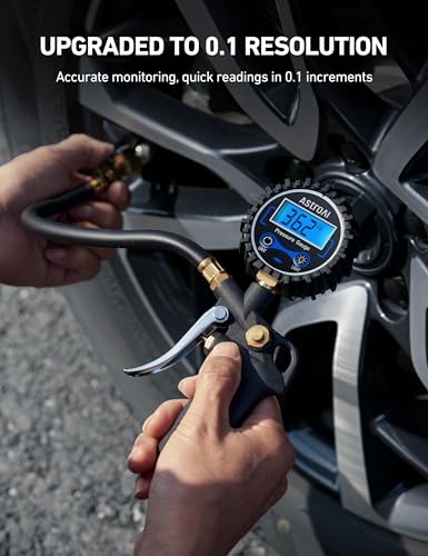Digital Tire Pressure Gauge with Inflator 3