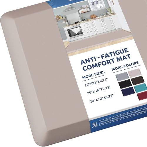 Kitchen Mat Cushioned Anti Fatigue Rug 24"x70" Water Resistant