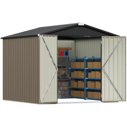 8x8 FT Outdoor Storage Shed