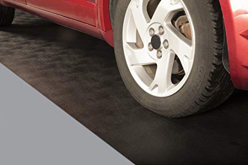 Seamless Sheet Vinyl Shed Flooring Cover with Bonded Fibrous Backing (96 Sq Ft)