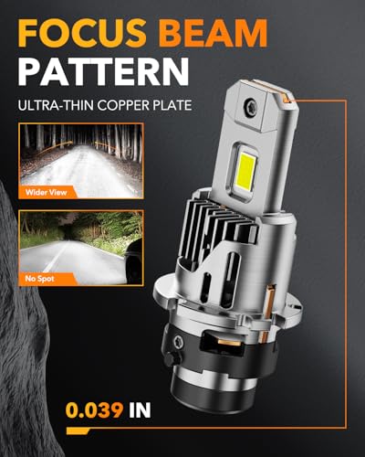 2026 Latest D4S Bulbs 900% Ultra Bright 6500K (2 Count)