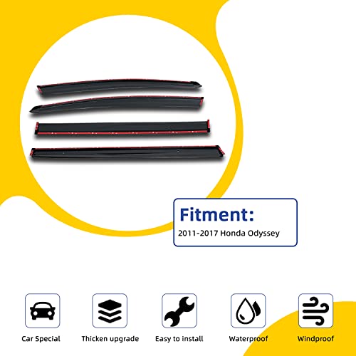 Rain Guards Window Visors Compatible with 2011