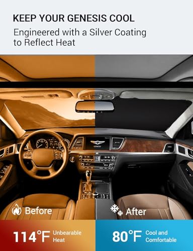 Custom Fit Car Windshield Sun Shade for 2015
