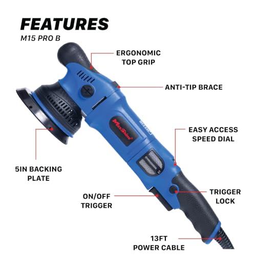 M15 Pro Dual Action Polisher Blue