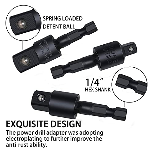 17Pcs Tools Flexible Drill Bit Extension