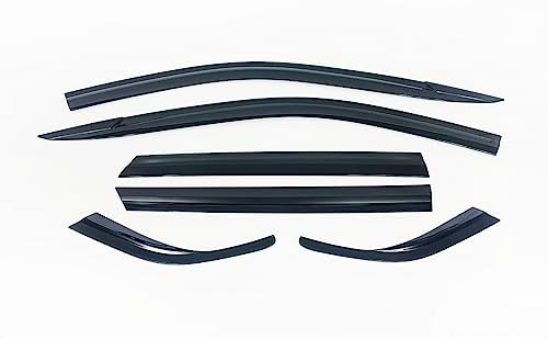 AUTOCLOVER Smoked Window Visor Sun Rain Vent Guard 4p for 2024 Trax