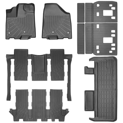Floor Mats and Cargo Liner&Backrest Mat Fit forToyota Sienna 2013