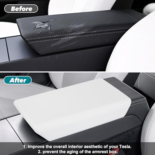 Center Console Cover 5Pcs for Tesla Model 3 (5 Count)