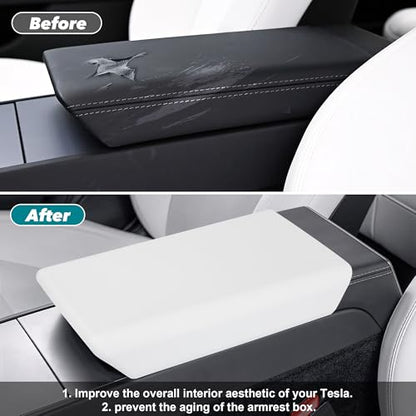 Center Console Cover 5Pcs for Tesla Model 3 (5 Count)