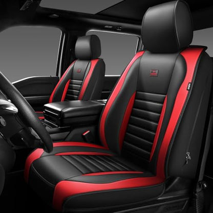 Nappa Leather Car Seat Covers Front Seats