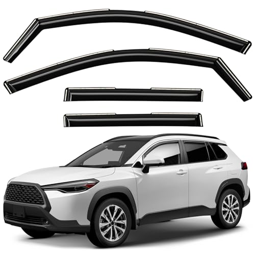 Window Deflectors Smoke Tinted In (4 Count)