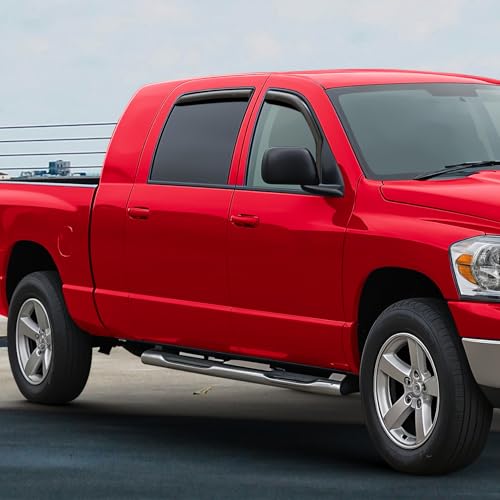 in Channel Extra Durable Rain Guards for Dodge RAM 2002
