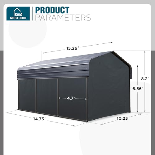 Metal Carport 10x15ft