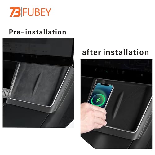 Center Console Silicone Mat for Tesla Model Y Juniper 2025 2026