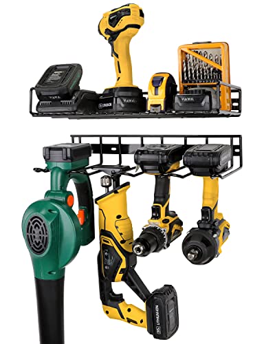 Wall Mounted Power Tool Organizer Holder