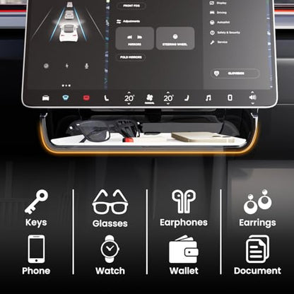 Model Y Juniper & Model Y L Under Screen Storage Organizer 2025
