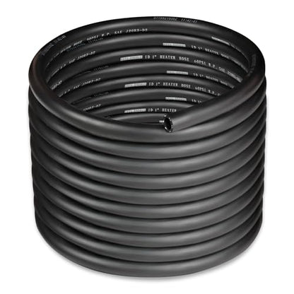 1" Heater Hose Coolant Radiator Straight 60PSI SAE 20R3 25FT Black