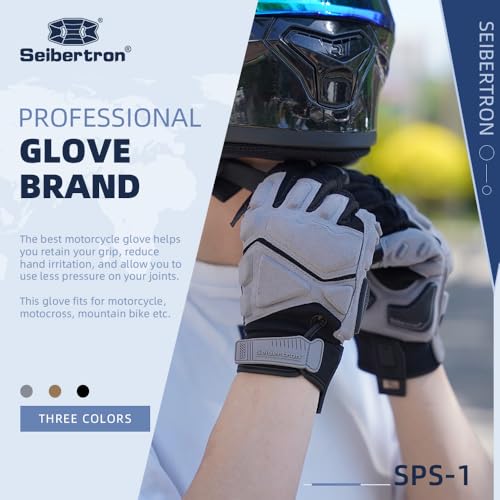 SPS 1 Unisex Touchscreen Road Racing Motorcycle MTB Sports Gloves Also fit BMX MX ATV Mountain Bike Bicycle Cycling Off