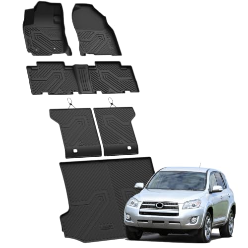 Floor Mats & Backrest & Trunk Mat for Toyota RAV4 2006