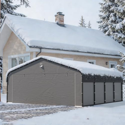 20x20 Heavy Duty Metal Carport