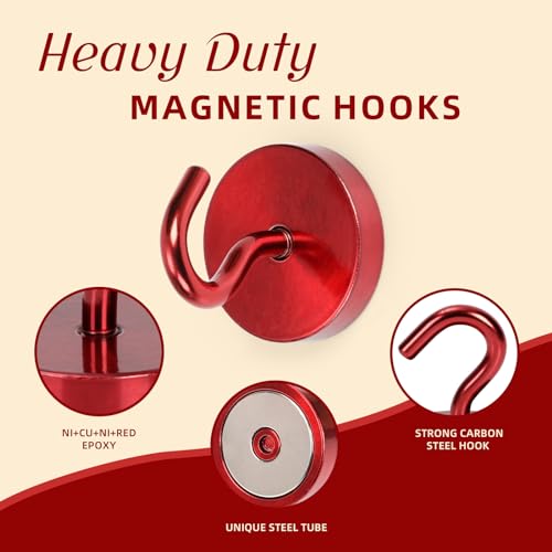 Magnetic Hooks Steel Tube Design for Cruise (10 Count)