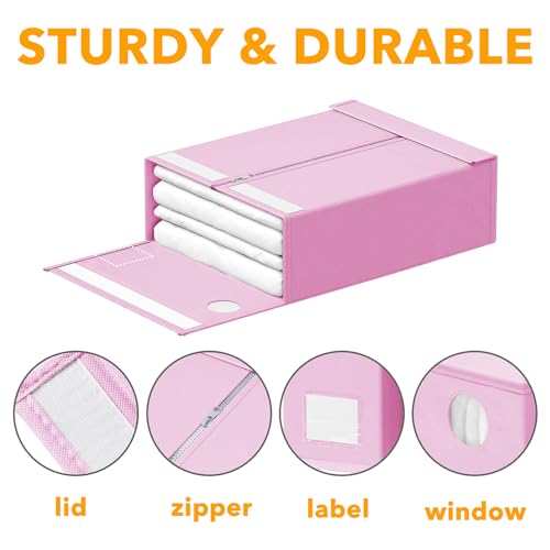 6 Pack Bed Sheet Organizers and Storage (6 Count)