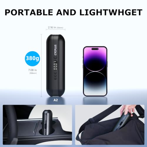 Portable Electric Tire Inflator Bike Pump