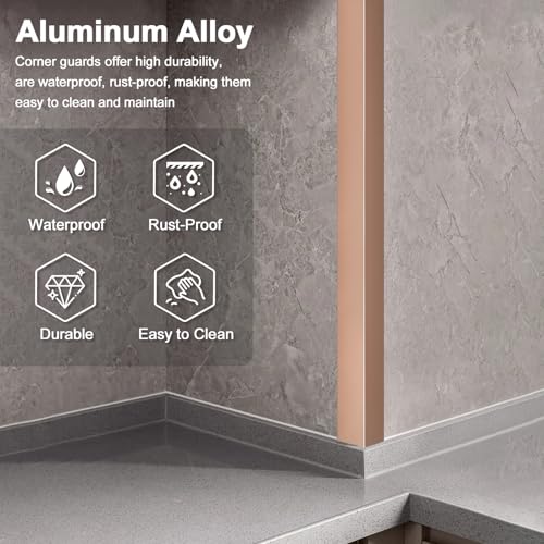 4PCS 45" Aluminum Metal Corner Protectors (4 Count)