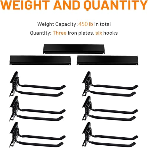 Garage Storage Organization Wall Mount Folding Chair Hangers
