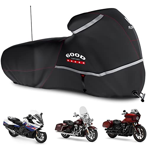 Motorcycle Cover 600D Waterproof for Touring Models Harley Davidson Road King