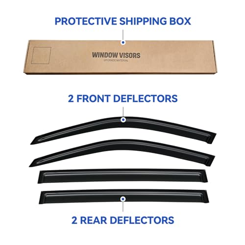Window Visors Rain Guards for 2001