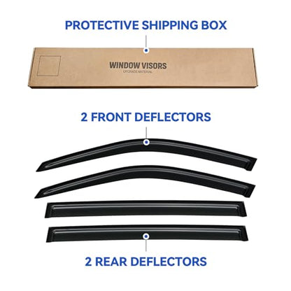 Window Visors Rain Guards for 2001