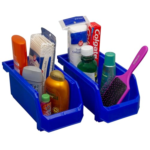 Medium Stackable Plastic Storage Bins