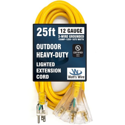 25 ft Outdoor Extension Cord