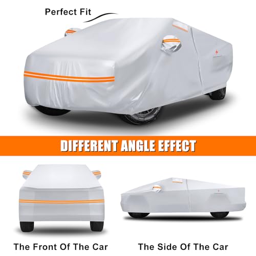 6 Layers Silver Waterproof Car Cover Replace for Tesla Cybertruck
