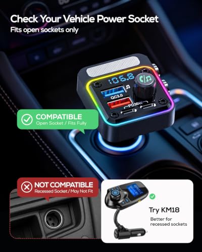 54W Bluetooth 5.3 Car Adapter