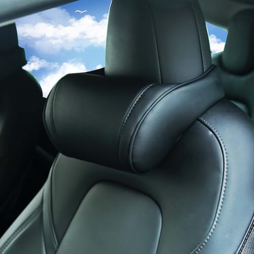 Car Neck Pillow for Driving Memory Foam Softness Black