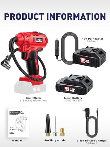 Portable Tire Inflator for Car