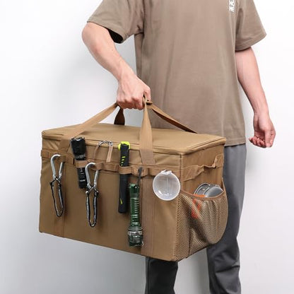Tactical Camping Storage Bag 46L Rigid yet Foldable Tote Bag