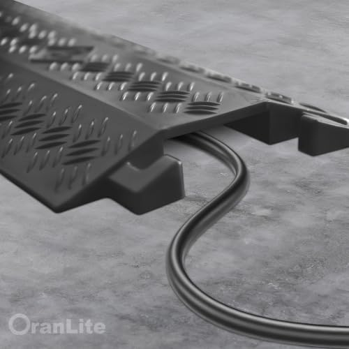 2 Pack 40" Rubber Floor Cable Cover (2 Count)